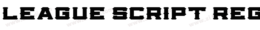 League Script Regula字体转换